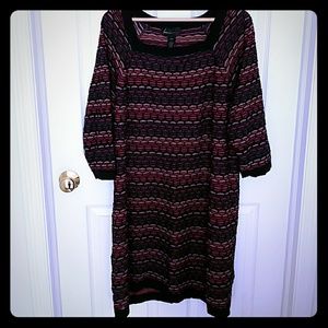 Lane Bryant striped sweater dress